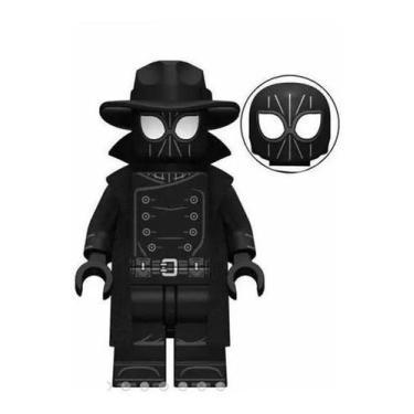 Imagem de Boneco Blocos De Montar Homem Aranha Noir Aranhaverso - Mega Block Toy