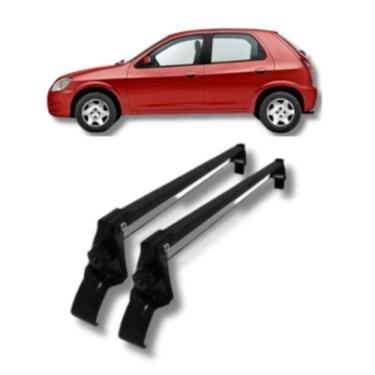Imagem de Rack De Teto Bagageiro Aço Chevrolet Celta 2005 4 Portas