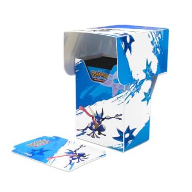 Imagem de Ultra Pro - Greninja Full View Deck Box® para Pokémon, solução de acessório de proteção de cartão de jogo rígido divisor de deck incluído arte colorida