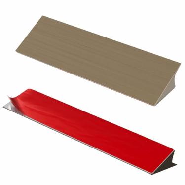 Imagem de Maçaneta de porta autoadesiva HRX - Fácil de instalar e colar sem parafusos em vidro, madeira, metal, plástico - Maçaneta de portas deslizantes para painéis de cozinha, gavetas e cômodas - pacote com 2