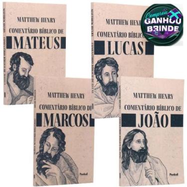 Imagem de Comentários Bíblicos Mateus + Marcos + Lucas + João  Matthew Henry Cri