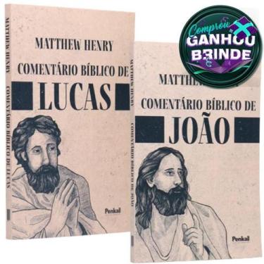 Imagem de Combo Livro Comentário Bíblico De Lucas + João  Matthew Henry Cristão