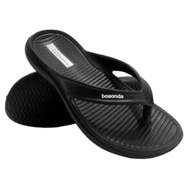 Imagem de CHINELO FEMININO BOAONDA MOBI 2225 ORTOPÉDICO SUPER LEVE Cor:Preto;Tamanho:34