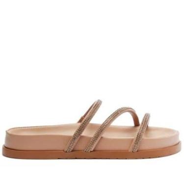 Imagem de Papete Anacapri Tiras De Brilho Monocolor Rosa-Feminino