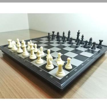 Imagem de Jogo de Xadrez Profissional, Tabuleiro Grande, Jogo de Estratégia e Raciocínio