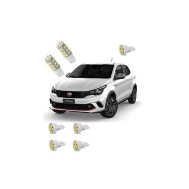 Imagem de Kit Lâmpadas Led Pingo Torpedo Fiat Argo Super Branca - Blue Lion