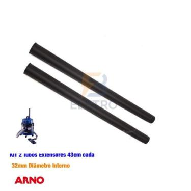 Imagem de 2 Tubos Extensores 43cm cada para Aspirador de Pó Arno AR12 - Comercia