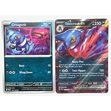 Imagem de Toxicroak ex 131/198 Holo - Scarlet & Violet - Pokemon Evolution 2 Card Set