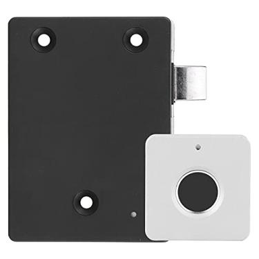 Imagem de Fechaduras de Porta Com Impressão Digital, Fechadura Com Impressão Digital Fechadura de Porta Com Impressão Digital Com Energia Móvel USB Externa Reconhecimento de Semicondutor