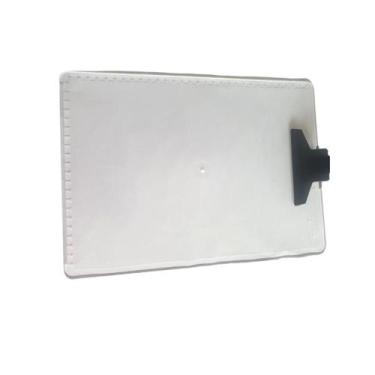 Imagem de Prancheta Cristal Oficio Garra de Acrílico Com Régua - NovaCril