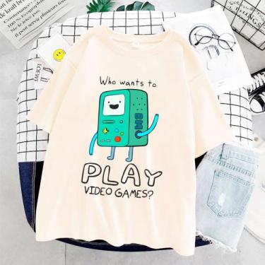 Imagem de Camiseta Adventure Time Beemo Play - sneko, Offwhite, M