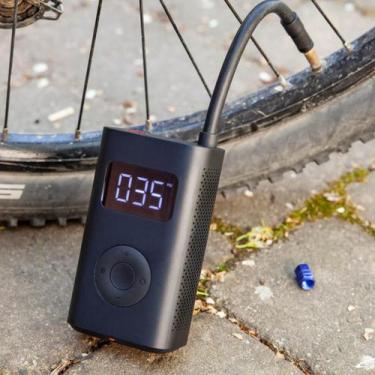 Imagem de Bomba De Encher Pneu De Carro Bike Moto Elétrica Portátil - Home Goods