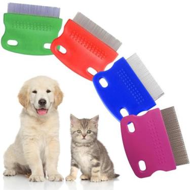 Imagem de Pente Antipulgas e Piolho para Pets - Remoção Eficiente e Cuidado da P