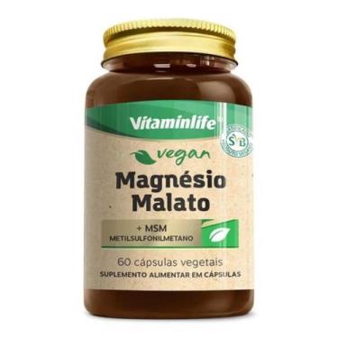 Imagem de Magnésio Malato e MSM 60 Cápsulas Vegetais VitaminLife