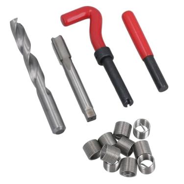 Imagem de Kit de reparo de fios AB Tools M14 x 1,5 mm/kit de hélio 9 peças conjunto de rosca danificada 15 peças AN025