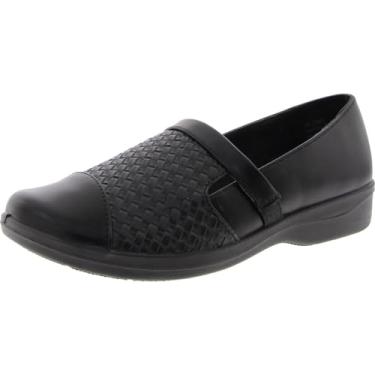 Imagem de Easy Street Tênis feminino Destiny, Tecido preto em relevo, 7.5 Wide