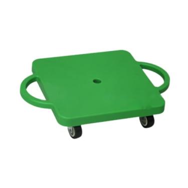 Imagem de simhoa Sports Scooter Board With Handles for Kids Motor Habilidades Multifuncionais de Educação Física Sent Down Scooter para o quintal da academia, Verde