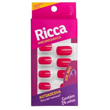 Imagem de Ricca Unhas Autoadesivas Rosa Magia