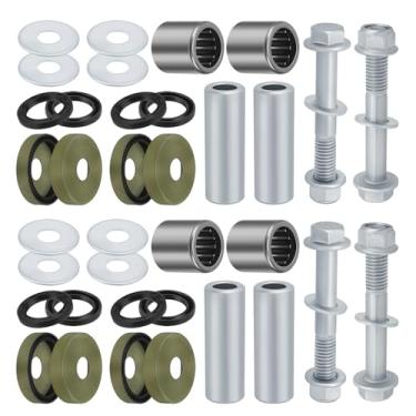 Imagem de JAVIK Kit de vedação de bucha de braço inferior frontal com parafuso para Suzuki 2003-2014 LT-Z400 para Arctic Cat 2004-2008 400 DVX para Kawasaki 2003-2006 KFX400 OEM # 52455-43B00 52455-07G00 0 920