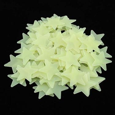 Imagem de Glow in the Dark Star Adesivos adoráveis ​​decalques de parede luminos