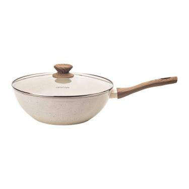 Imagem de Frigideira Wok Mármol Cook 28cm Alumínio Ceramica Mimo Style