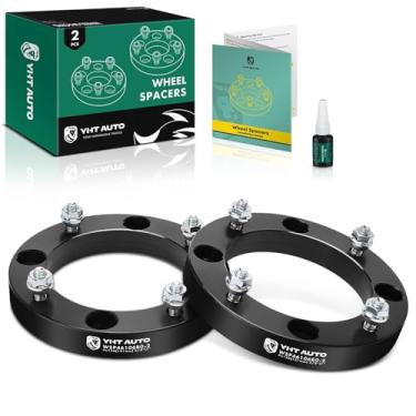 Imagem de YHTAUTO Espaçadores de roda de 4 x 156 mm para Kawasaki, modelos Polaris, Ranger, RZR, Sportsman, Mojave, Tecate, espaçadores de pneu com pinos de grau 3/8" x 24 e 12,9, furo do cubo de 131 mm, 4 terminais, adaptadores de roda pretos 2 peças