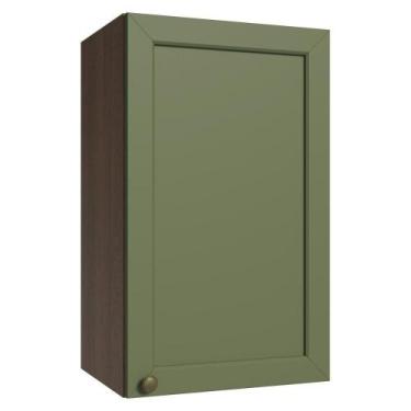 Imagem de Armário Aéreo 40 Cm 1 Porta Rustic/verde Vik Madesa