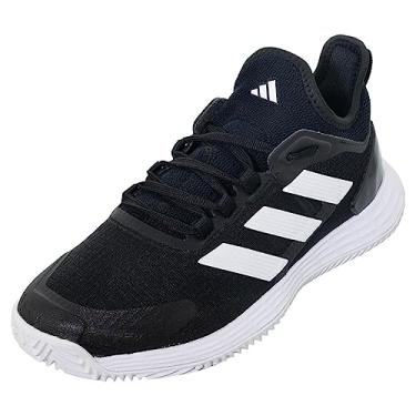 Imagem de adidas Tênis masculino Adizero Ubersonic 4.1, Preto/Core Branco/Cinza, 46
