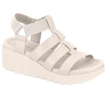 Imagem de Sandalia Moleca Tiras Plataforma 5536.103.16773 Branco Off 038