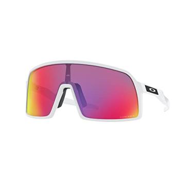 Imagem de Óculos de Sol Oakley Sutro S 0OO9462 946205 Tam 28 / Branco - Lentes Prizm Road