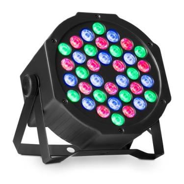 Imagem de Canhão Led Refletor Strobo 36 Leds 3 Watts Rgb Dmx Bivolt - Mm House