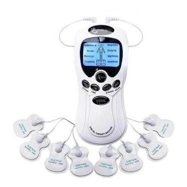 Imagem de Massageador Digital com Pulso Elétrico 14x6x2 cm - Prata - OEM