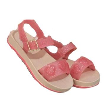 Imagem de Sandália Infantil Menina Kids Linha Confort - EcoBags, Rosa bb, 29/30