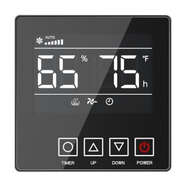 Imagem de Moiswell Controle remoto digital de umidade para desumidificador comercial de espaço de rastreamento, temperatura, temporizador, adaptação ao nível de umidade para o modelo MP70 M145 XP235 M70 SP60