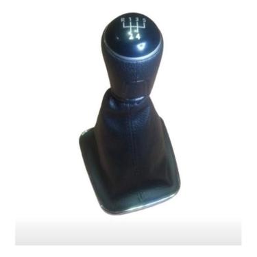 Imagem de Coifa Manopla Câmbio Fox 2015 16 17 18 A 2021/. Aro Cromado