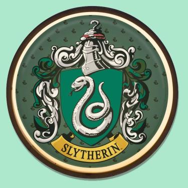 Imagem de Luminária Brasão Slytherin Harry Potter
