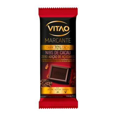 Imagem de Chocolate Vitao Marcante Dark 70% Cacau Zero Açúcar 70g