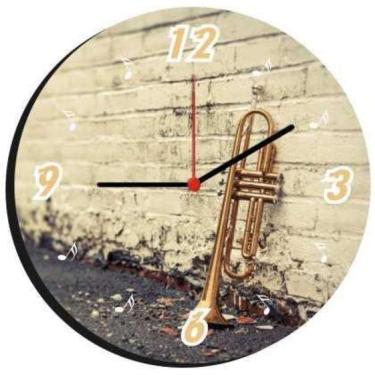 Imagem de Relógio De Parede Decorativo Estilo Música 10