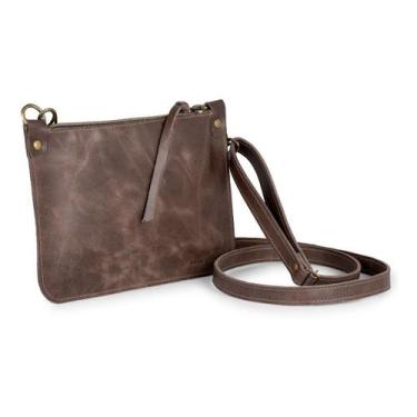 Imagem de Bolsa Feminina Pequena Tiracolo Couro legitimo basica - ello griff, Ma