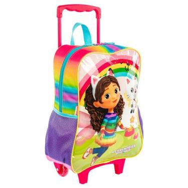 Imagem de Mochila De Rodinha Escolar Infantil Feminina Grande A Casa Mágica de G