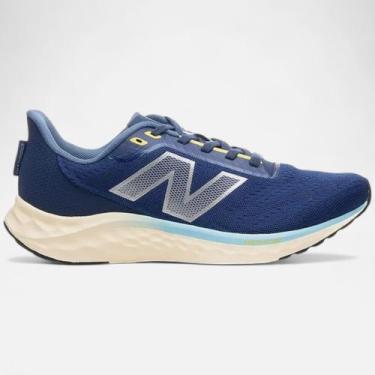 Imagem de Tenis New Balance Fresh Foam Arishiv4 Masculino Mesh Macio, Azul, 39