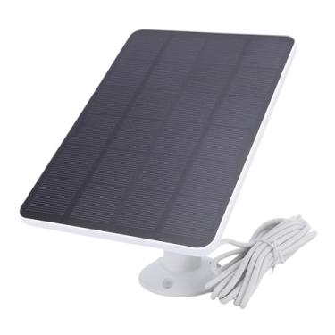 Imagem de GOWENIC Painel Solar de 10 W para Câmera Nest, Carregador de Energia Solar de Silício Monocristalino Com Suporte Giratório na Parede, IP66 à Prova de Intempéries, Cabo de 9,8 Pés (2PCS)