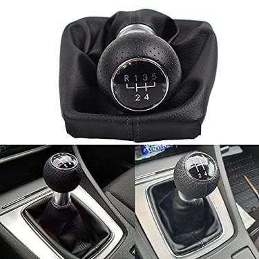 Imagem de Capa de manopla de câmbio manual de velocidade R5 couro PU capa de proteção contra poeira para Audi A4 B6 B7 2000 2001 2002 2003 2004 2005 2006 2007 2008