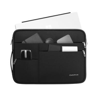 Imagem de Capa para laptop Omnpak de 12,3 polegadas para Surface Pro 8/7+/7/6/5/4/3/2/1 Surface Pro X Surface Laptop Go de 12,4 polegadas bolsa de transporte para laptop capa impermeável lateral Alça