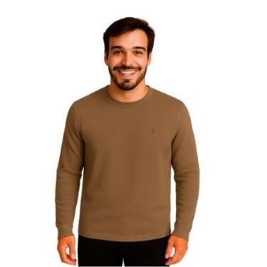 Imagem de Camiseta Masculina Texturizada Manga Longa Medson-Masculino