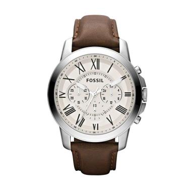 Imagem de Relógio Fossil Masculino Grant Prata - Fs4735/0bn