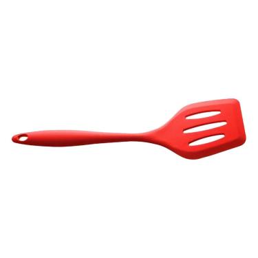 Imagem de 2X Espátula Silicone Vazada Chapeiro Fritura Utensílio Cozin