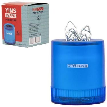 Imagem de Porta Clips Magnetico De Plastico Redondo Yins Paper 6X5,5Cm