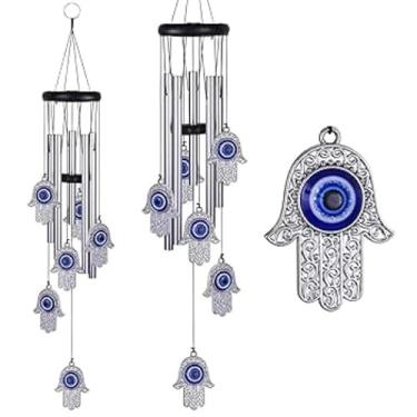 Imagem de Sino dos Ventos Mensageiro Proteção Espiritual 65cm(Mão de fatima)