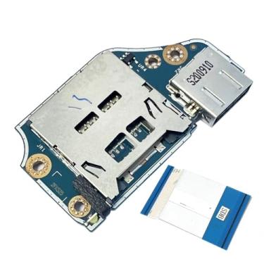Imagem de HSSDTECH Placa USB com placa de câmera FPC USB cabo flexível de substituição para HP Omen 15-DH